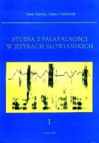 Studia z palatalności w językach - okładka książki