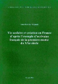 Vie scolaire et création en France - okładka książki