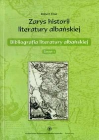 Zarys historii literatury albańskiej. - okładka książki