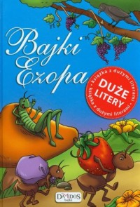Bajki Ezopa (duże litery) - okładka książki