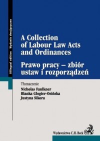 Prawo pracy - zbiór ustaw i rozporządzeń. - okładka książki