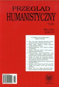 Przegląd humanistyczny 6/2013 - okładka książki