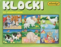 Zwierzęta w zagrodzie (klocki drewniane - zdjęcie zabawki, gry