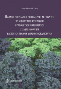 Badanie substancji biologicznie - okładka książki