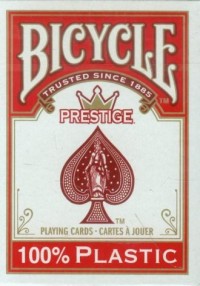 Bicycle Prestige. Talia kart plastikowych - zdjęcie zabawki, gry