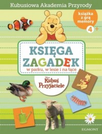 Księga zagadek. W parku, w lesie - okładka książki