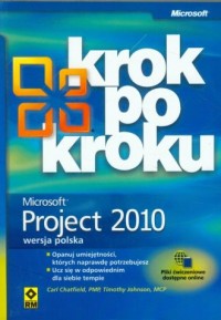 Microsoft Project 2010 krok po - okładka książki