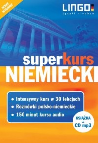 Niemiecki. Superkurs. Kurs + Rozmówki - okładka podręcznika
