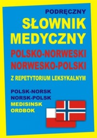 Podręczny słownik medyczny polsko-norweski, - okładka podręcznika