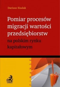 Pomiar procesów migracji wartości - okładka książki