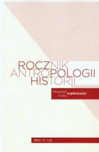 Rocznik Antropologii Historii 1(2)/II/2012 - okładka książki