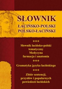 Słownik łacińsko-polski, polsko-łaciński. - okładka książki