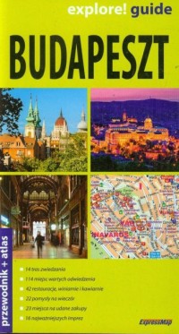 Budapeszt. Przewodnik + atlas - okładka książki
