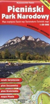 Pieniński Park Narodowy mapa turystyczna - okładka książki