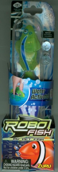 Robo fish rybka zielona - zdjęcie zabawki, gry