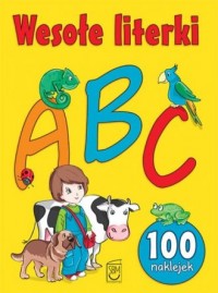 Wesołe literki abc - okładka książki