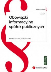Obowiązki informacyjne spółek publicznych - okładka książki