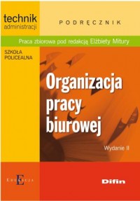 Organizacja pracy biurowej - okładka książki