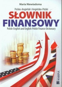 Słownik finansowy polsko-angielski, - okładka podręcznika