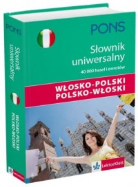 Słownik uniwersalny włosko-polski. - okładka podręcznika