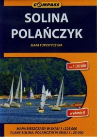 Solina Polańczyk Bieszczady. Mapa - okładka książki