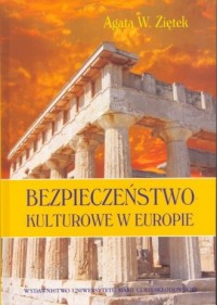 Bezpieczeństwo kulturowe w Europie - okładka książki