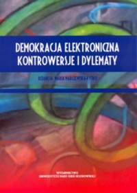 Demokracja elektroniczna. Kontrowersje - okładka książki