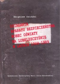 Działania aparatu bezpieczeństwa - okładka książki