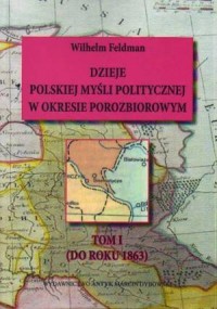 Dzieje polskiej myśli politycznej - okładka książki