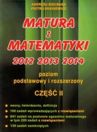 Matura z matematyki 2012, 2013, - okładka podręcznika