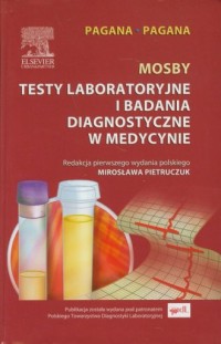 Mosby. Testy laboratoryjne i badania - okładka książki