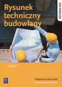 Rysunek techniczny w budownictwie. - okładka podręcznika