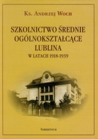 Szkolnictwo średnie ogólnokształcące - okładka książki