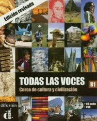 Todas las voces B1 Libro del alumno - okładka podręcznika