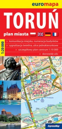 Toruń. Plan miasta (skala 1: 20 - okładka książki