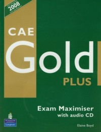 CAE Gold Plus. Exam Maximiser (+ - okładka podręcznika