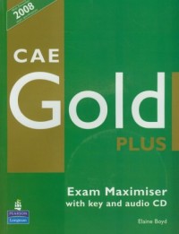 CAE Gold Plus. Exam Maximiser with - okładka podręcznika