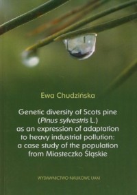 Genetic diversity of Scots pine - okładka książki