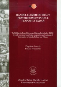 Handel ludźmi do pracy przymusowej - okładka książki
