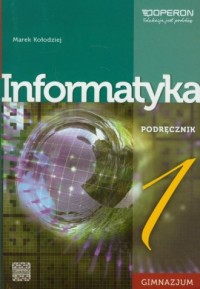 Informatyka 1. Gimnazjum. Podręcznik - okładka podręcznika