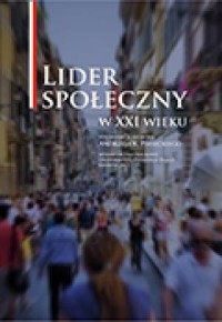 Lider społeczny w XXI wieku - okładka książki