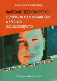 Nauczanie języków obcych uczniów - okładka książki