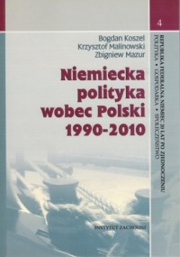 Niemiecka polityka wobec Polski - okładka książki