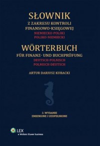 Słownik z zakresu kontroli finansowo-księgowej. - okładka książki