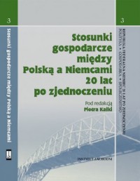 Stosunki gospodarcze między Polską - okładka książki