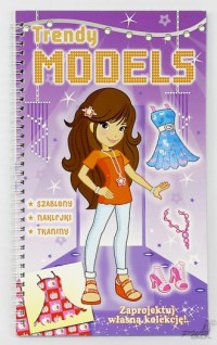 Trendy models (fioletowa) - okładka książki