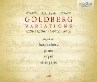 Goldberg variations played on harpsichord - okładka płyty