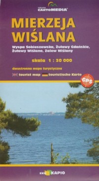 Mierzeja Wiślana mapa turystyczna - okładka książki
