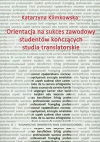 Orientacja na sukces zawodowy studentów - okładka książki