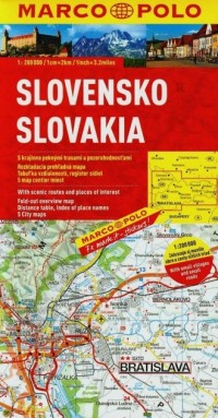 Słowacja (skala 1: 200 000) - okładka książki